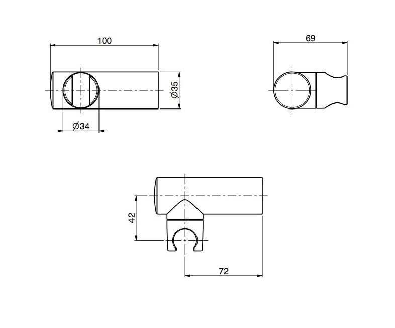 Тримач для ручного душу Gold F2093OR Fima - Зображення 180385013-11c88.jpg