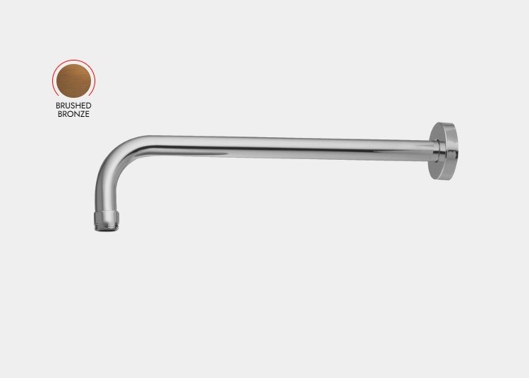 Душевой кронштейн 350 мм Wellness Brushed Bronze F2138ZS Fima - Зображення