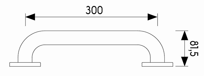 Поручень 30 см LEHNEN FUNKTION (L1000101) KOLO - Зображення 1804194-66e43.jpg