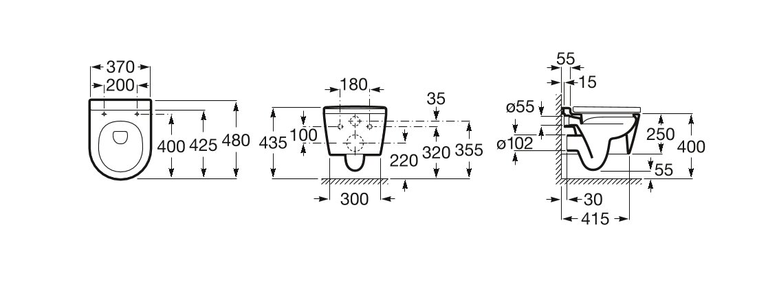 Унітаз підвісний Inspira Round Rimless (A346528000), Roca - Зображення 1804729-8a084.jpg