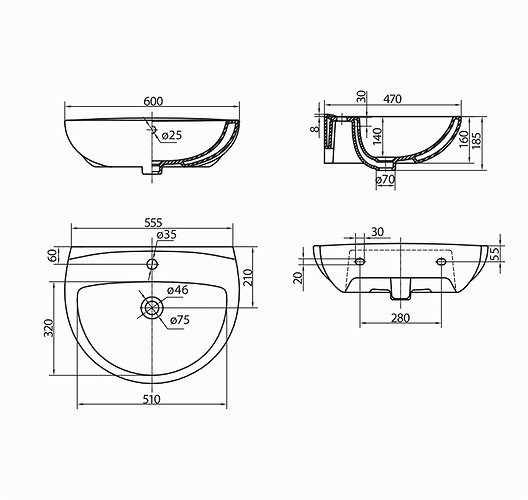 Умивальник 60 Freja L71160000 Kolo - Зображення 1804794-387b5.jpg