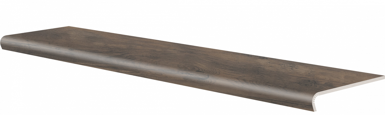 Ступень с капиносом V-shape Tonella Brown 320-50x1202x8 Cerrad - Зображення 1805554-d3b6b.jpg