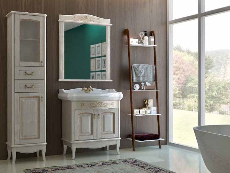 Пенал підлоговий правий Мікела Білий, Аква Родос - Зображення 1805629-f33d5.jpg