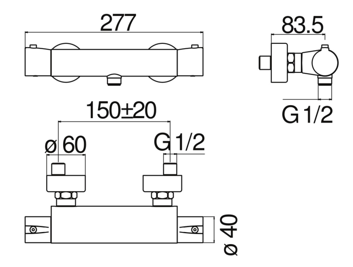 Змішувач для душу Acquaviva Velvet Black (VV103030BM), Nobili - Зображення 1807249-8f886.jpg