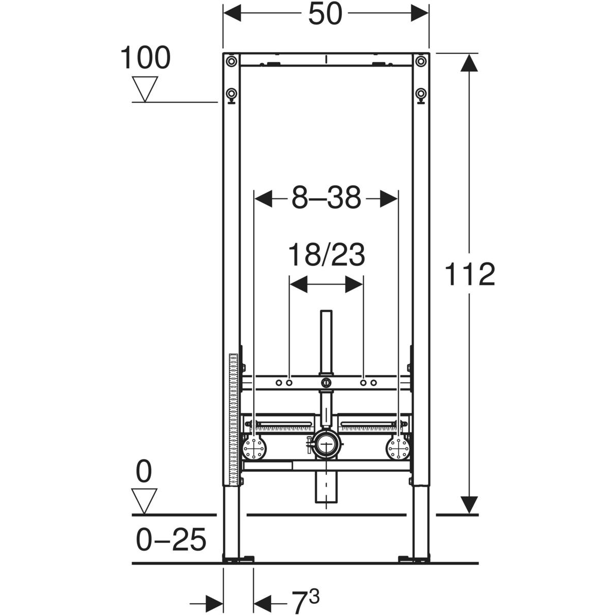 Инсталляция для биде Duofix 112 см 111.520.00.2 Geberit - Зображення 180943031-0ff8f.jpg