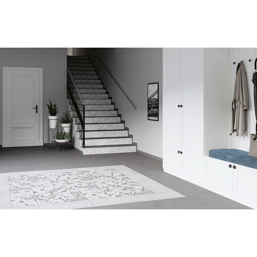 Плитка керамогранітна Henley Grey Pattern 298x298x6 Cersanit - Зображення 1809509-d0075.jpg