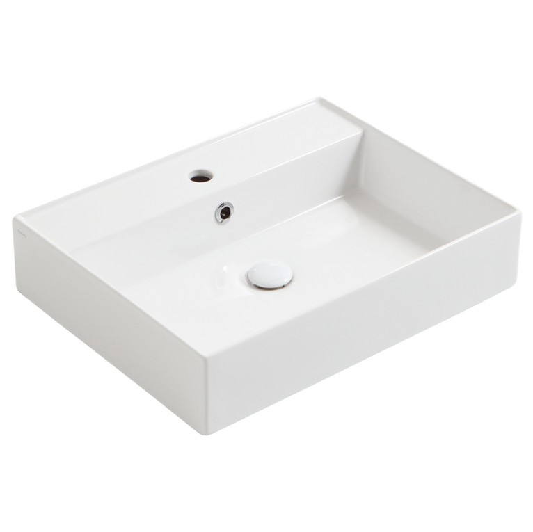 Умивальник AG 61 Agile (AG61) Glossy white SIMAS - Зображення