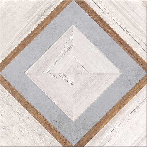 Плитка керамогранітна GASPARO LIGHT GREY 298х298x6 Cersanit - Зображення