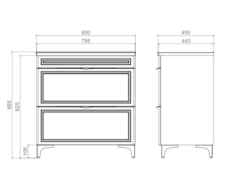Шафка з умивальником Родео 80 Естель білий Mirater - Зображення 181160710-78f77.jpg