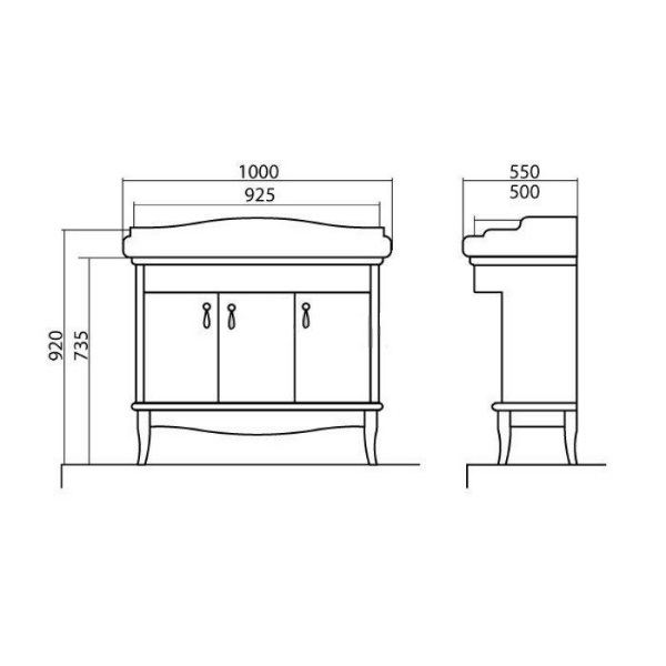 Шафка з умивальником Мікела Біла 100, Аква Родос - Зображення 181181-dd5fb.jpg