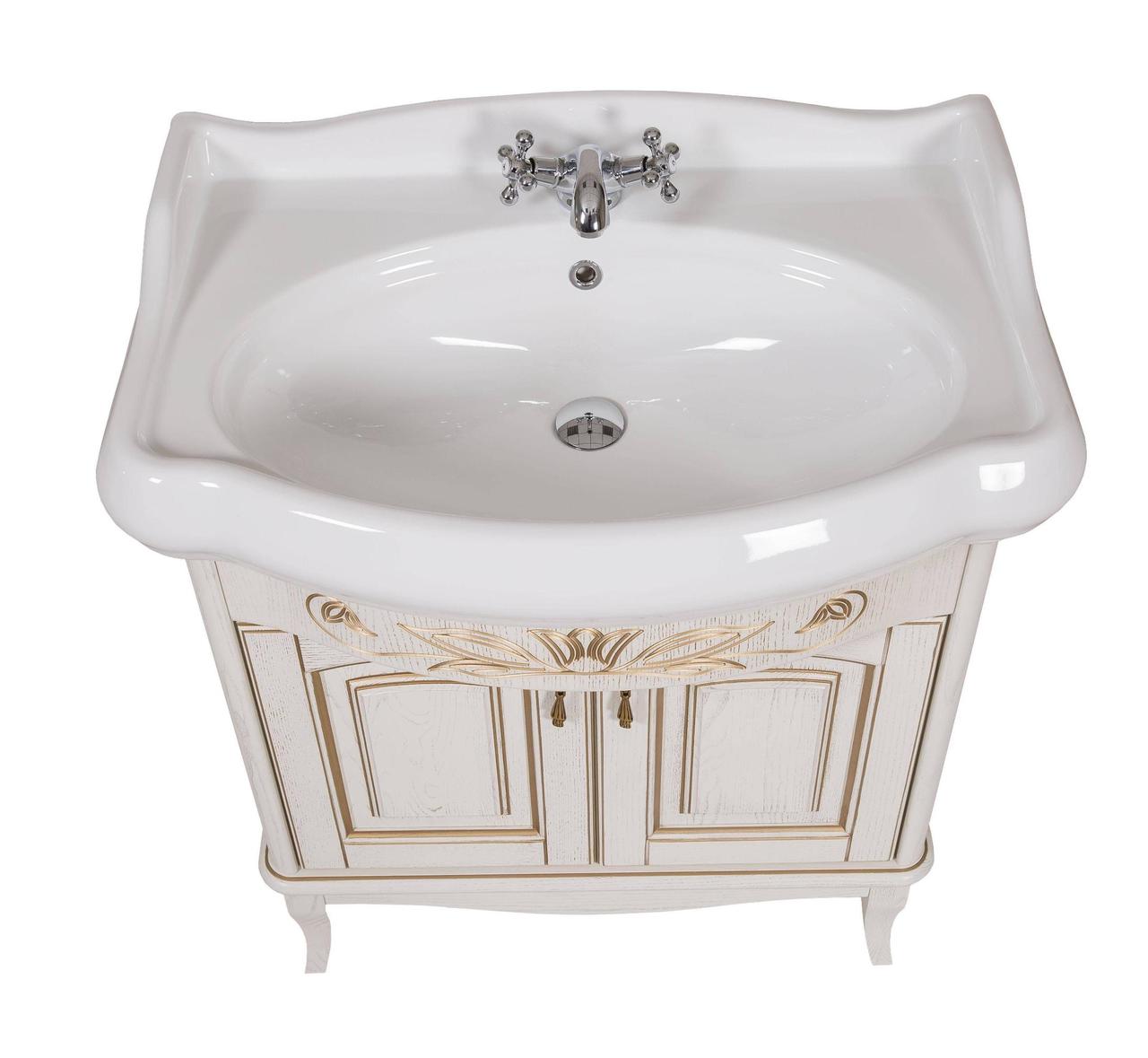 Шафка з умивальником Мікела Ваніль 80, Аква Родос - Зображення 181182-03882.jpg