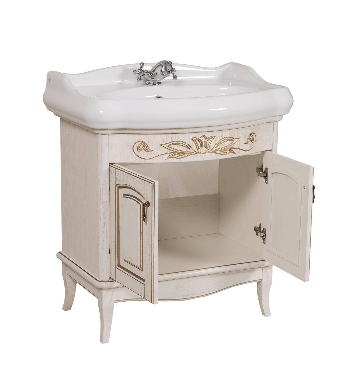 Шафка з умивальником Мікела Ваніль 80, Аква Родос - Зображення 181182-91daf.jpg