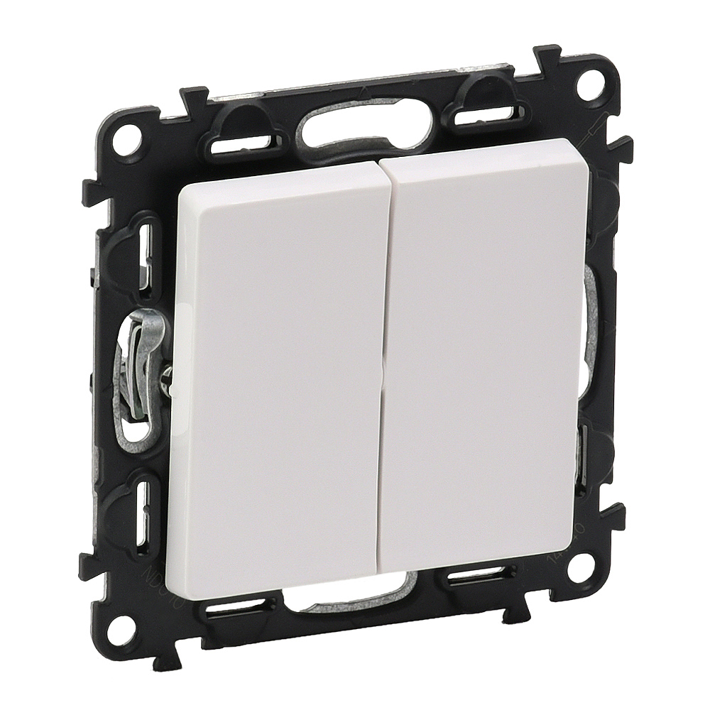 Вимикач 2-клавішний автоматичні клеми Valena Life Білий 752405 Legrand - Зображення 181280831-ebe5e.jpg