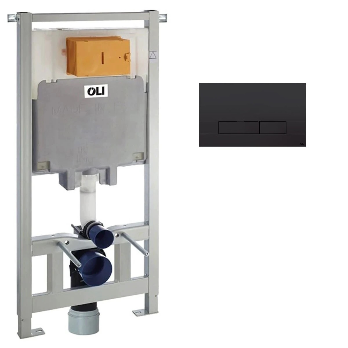 Інсталяція Oli 80 з кнопкою Narrow Black Soft-touch 152942 OLI - Зображення 181280884-61c20.jpg