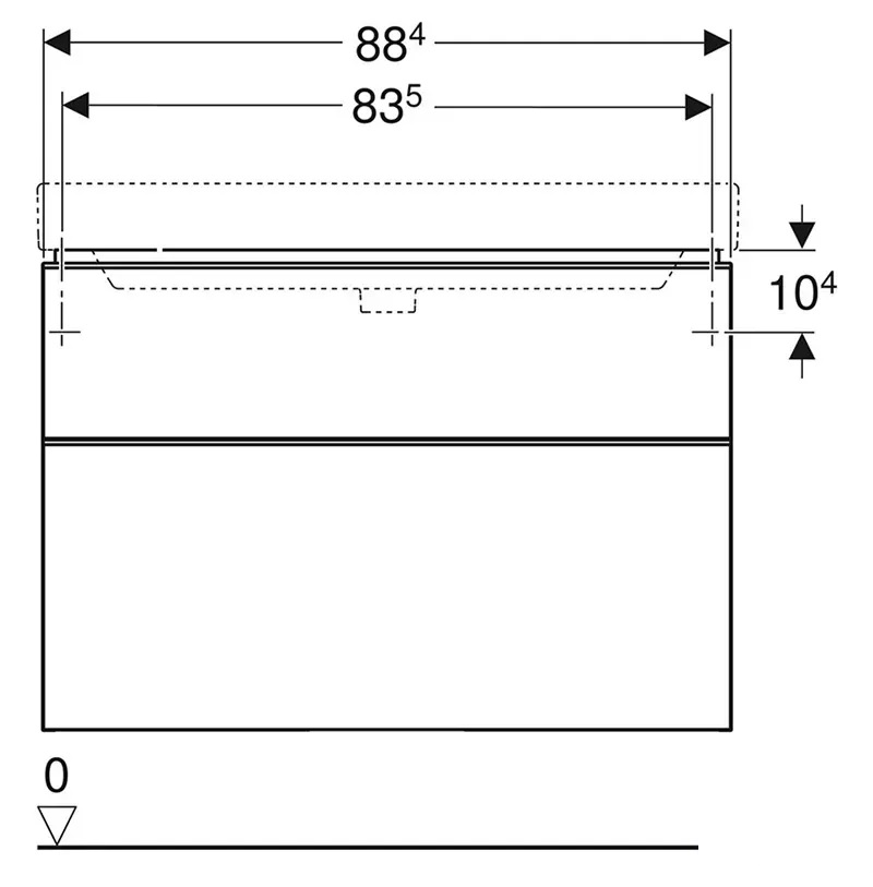Шафка під умивальник Smyle Square 500.354.JL.1 Geberit - Зображення 181662434-104ba.jpg