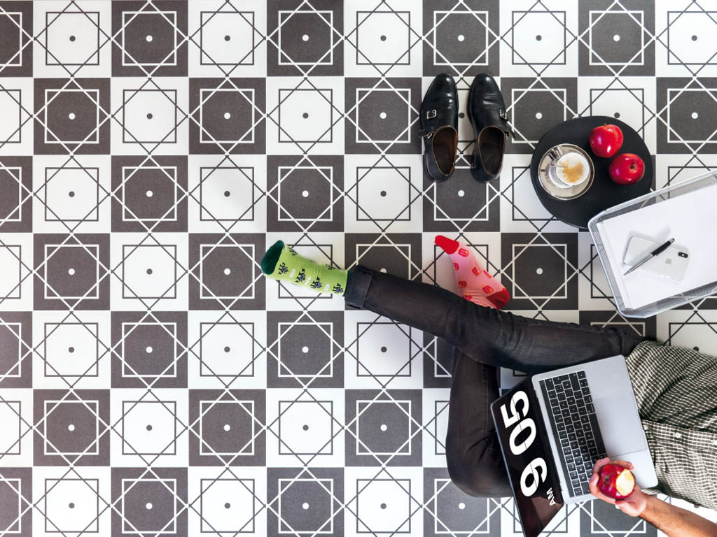 Плитка керамогранітна Eliseos-R Blanco RECT 200x200x8,5 Vives - Зображення 1818825-04c26.jpg