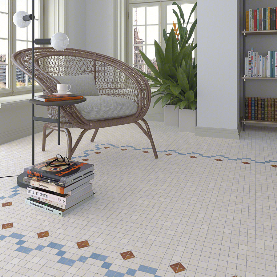 Декор Seine Tabarly-R 3 Azul RECT 200x200x8 Vives - Зображення 1818885-6aaf3.jpg