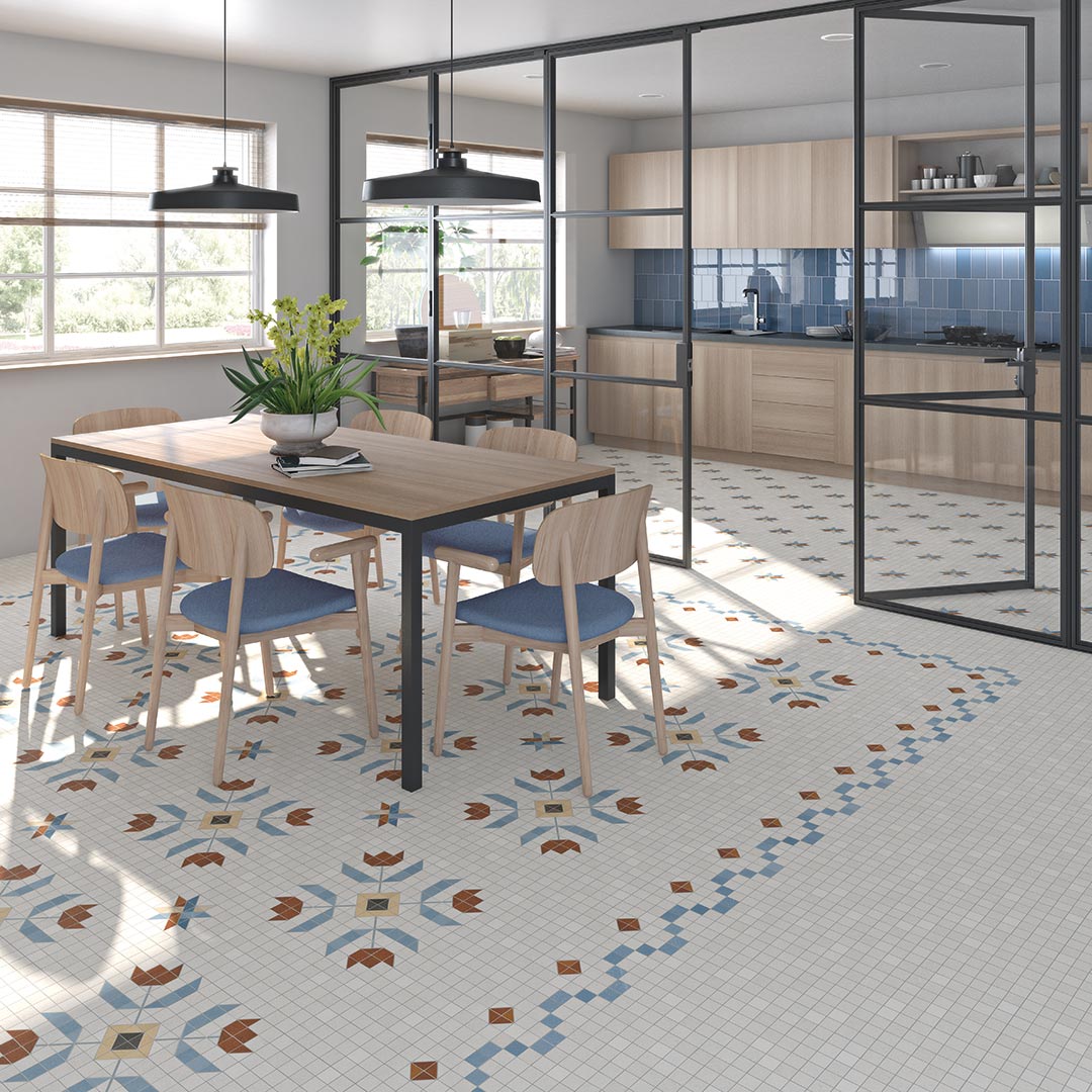 Декор Seine Tabarly-R 2 Azul RECT 200x200x8 Vives - Зображення 1818890-76348.jpg