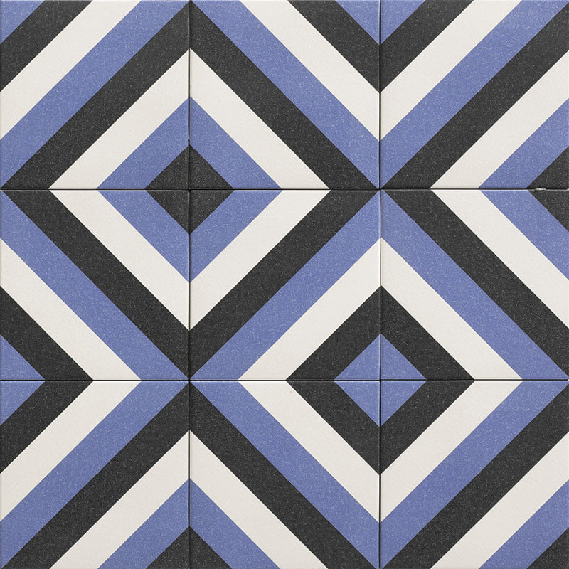 Плитка керамогранітна Dublin Blu 200x200 Mainzu - Зображення