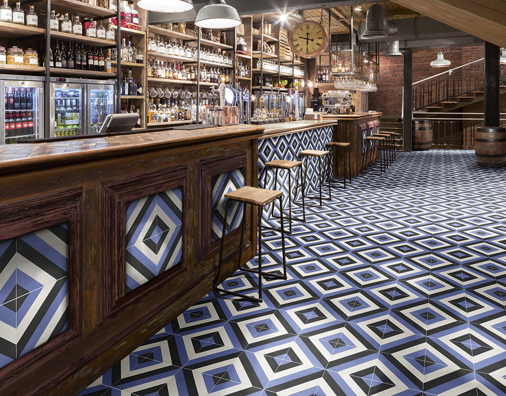 Плитка керамогранітна Dublin Blu 200x200 Mainzu - Зображення 1819630-38e42.jpg