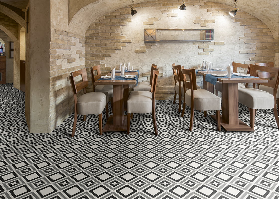 Плитка керамогранітна Belfast Black 200x200 Mainzu - Зображення 1819635-a82a0.jpg