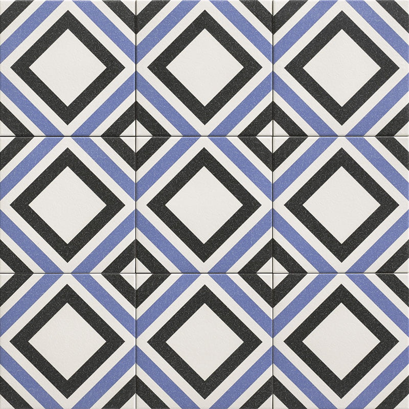 Плитка керамогранітна Belfast Blu 200x200 Mainzu - Зображення