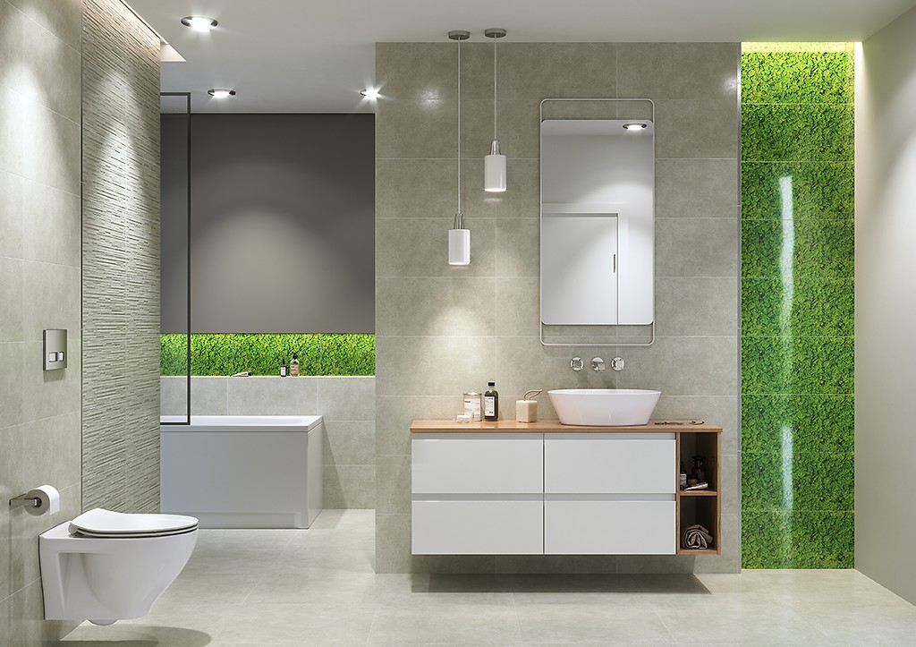 Фриз Fresh Moss METAL Silver Mirror 20x590x9,5 Cersanit - Зображення 1821095-c50ee.jpg