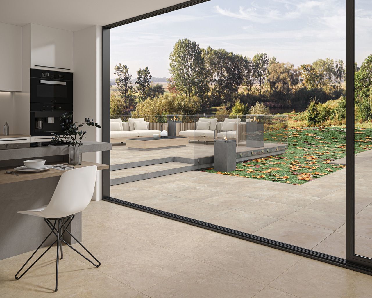 Плитка керамогранітна Burlington Ivory 2.0 RECT STR 595x595x20 Paradyz - Зображення 1821280-d8263.jpg