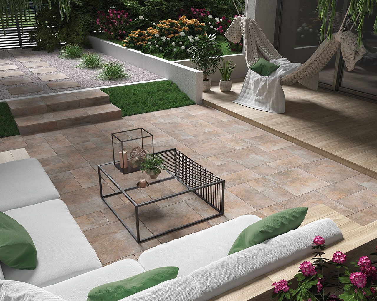 Плитка керамогранітна Burlington Rust 2.0 RECT STR 595x1195x20 Paradyz - Зображення 1821575-6fd2b.jpg