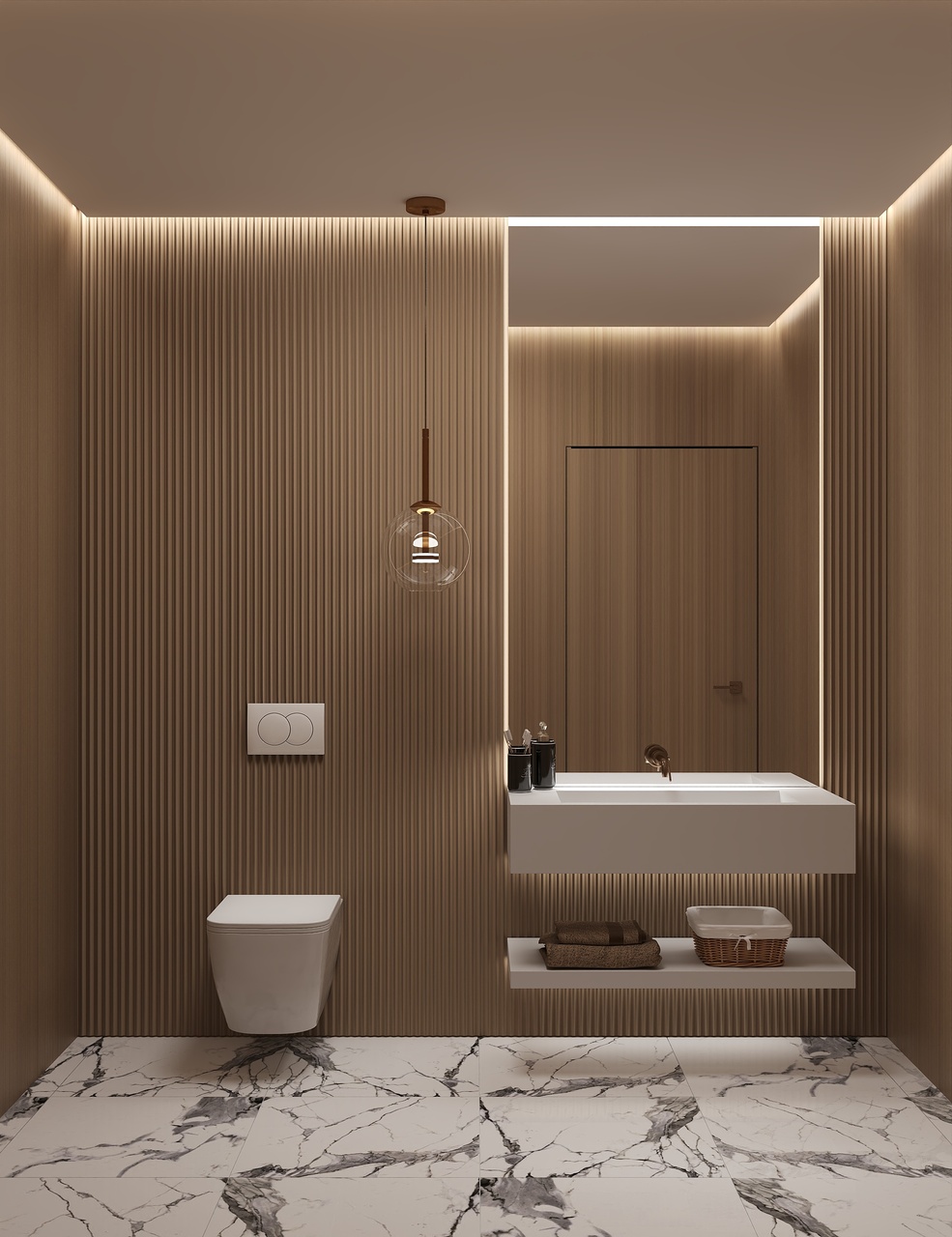 Плитка керамогранитная Calacatta White RECT 597x597x8 Cerrad - Зображення 1821910-00229.jpg