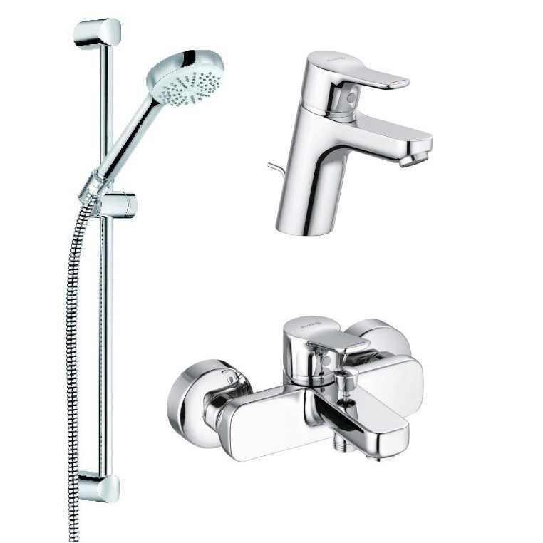 Набір змішувачів 3 в 1 Pure&Easy (376850565), Kludi - Зображення