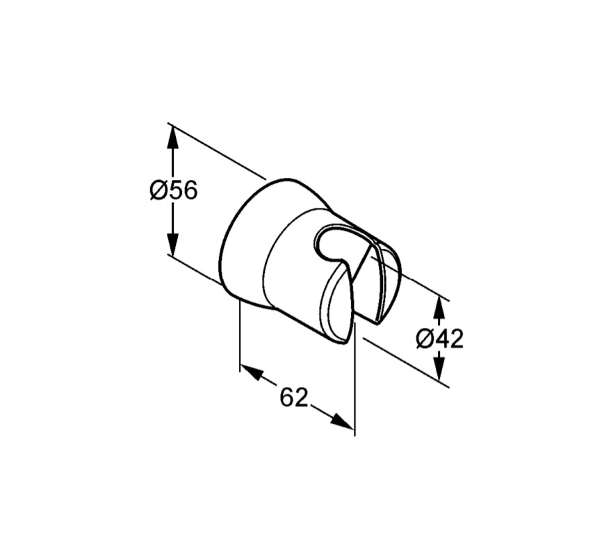 Тримач для ручного душу Sirena (6305005-00), Kludi - Зображення 182261-5ee0e.jpg