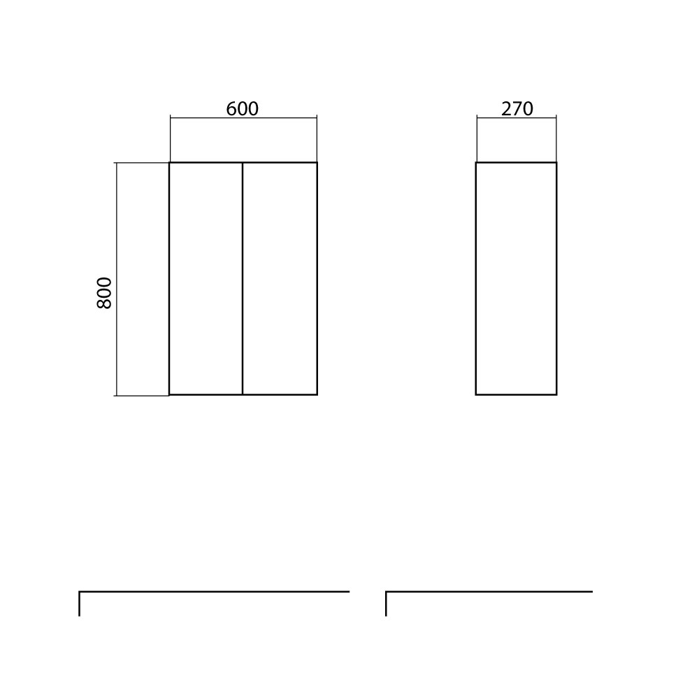 Шафка підвісна Акцент, Аква Родос - Зображення 1823050-238b8.jpg