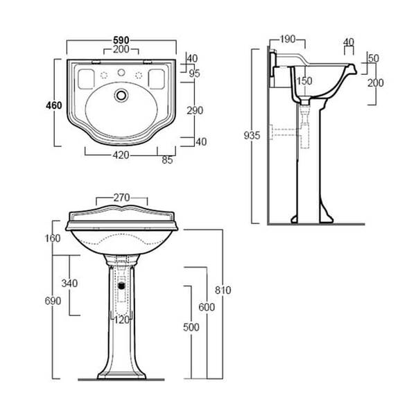 Колона для умивальника Arcade AR 815 SIMAS - Зображення 182354-bce20.jpg