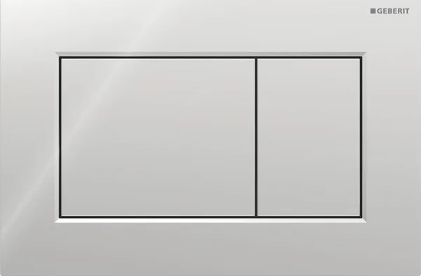 Кнопка зливу Sigma 01 Square 115.660.21.1 хром Geberit - Зображення