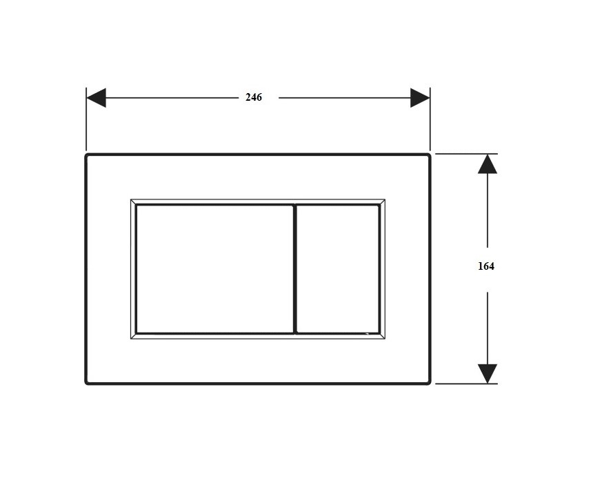 Кнопка зливу Sigma 01 Square 115.660.JQ.1 хром matt Geberit - Зображення 182550285-5ff9e.jpg