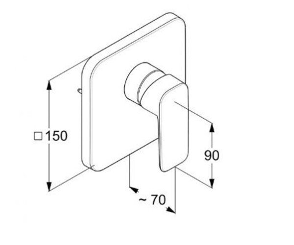 Змішувач для душу Pure&Style (404200575), Kludi - Зображення 1830400-3f387.jpg