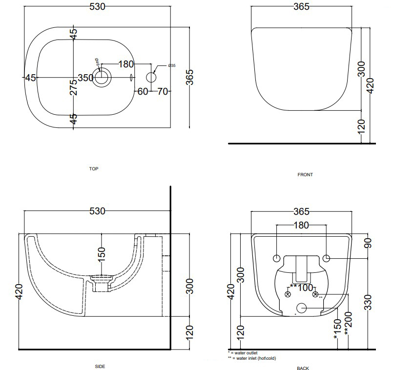 Біде підвісне Era (ERBS), CIELO - Зображення 1830615-7fedc.jpg