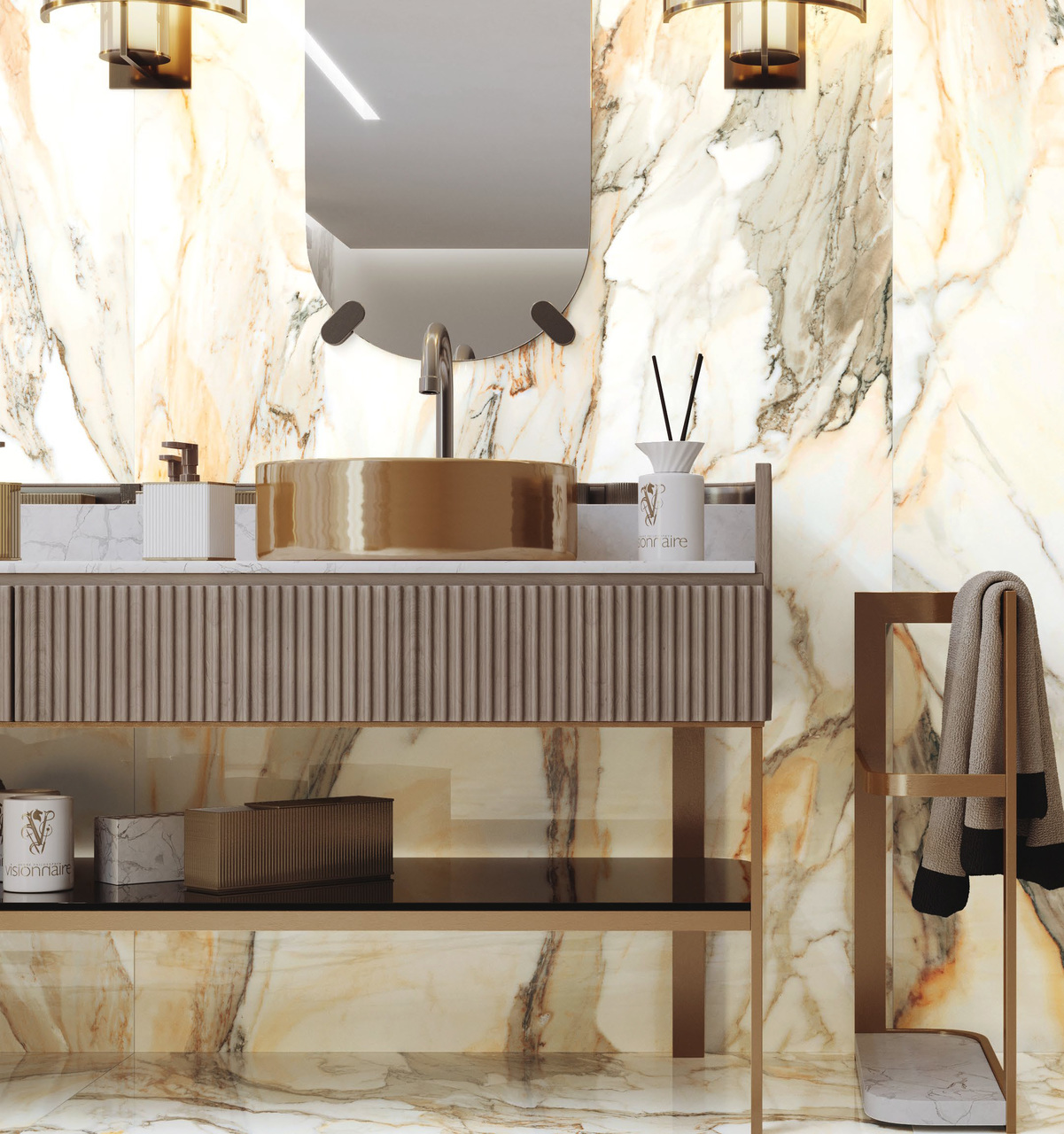 Плитка керамогранитная Calacatta Gold RECT 1197x2797x6 Cerrad - Зображення 1830642-0e80d.jpg