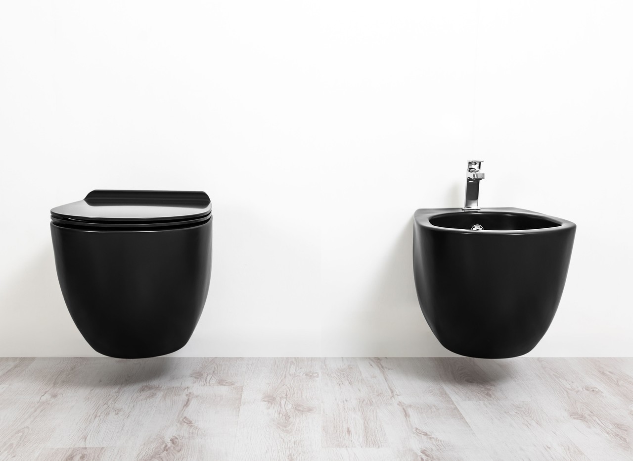 Биде подвесное Vignoni VI19 F85 (VI19-F85 NM) Вlack matte, SIMAS - Зображення 1831595-362df.jpg