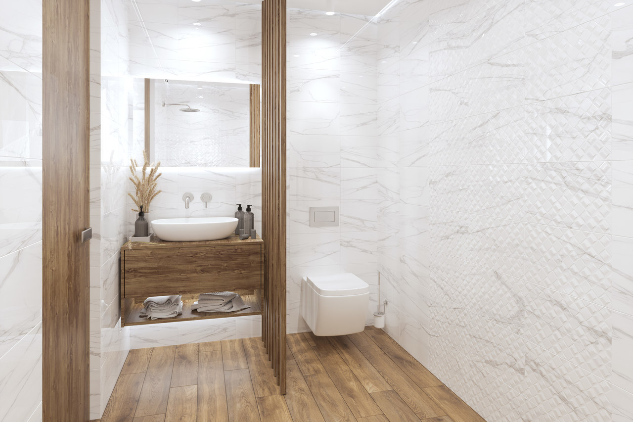 Плитка стінова Elba сатін сірий рельєф 250x400x7,5 Golden Tile - Зображення 1832989-3f58c.jpg