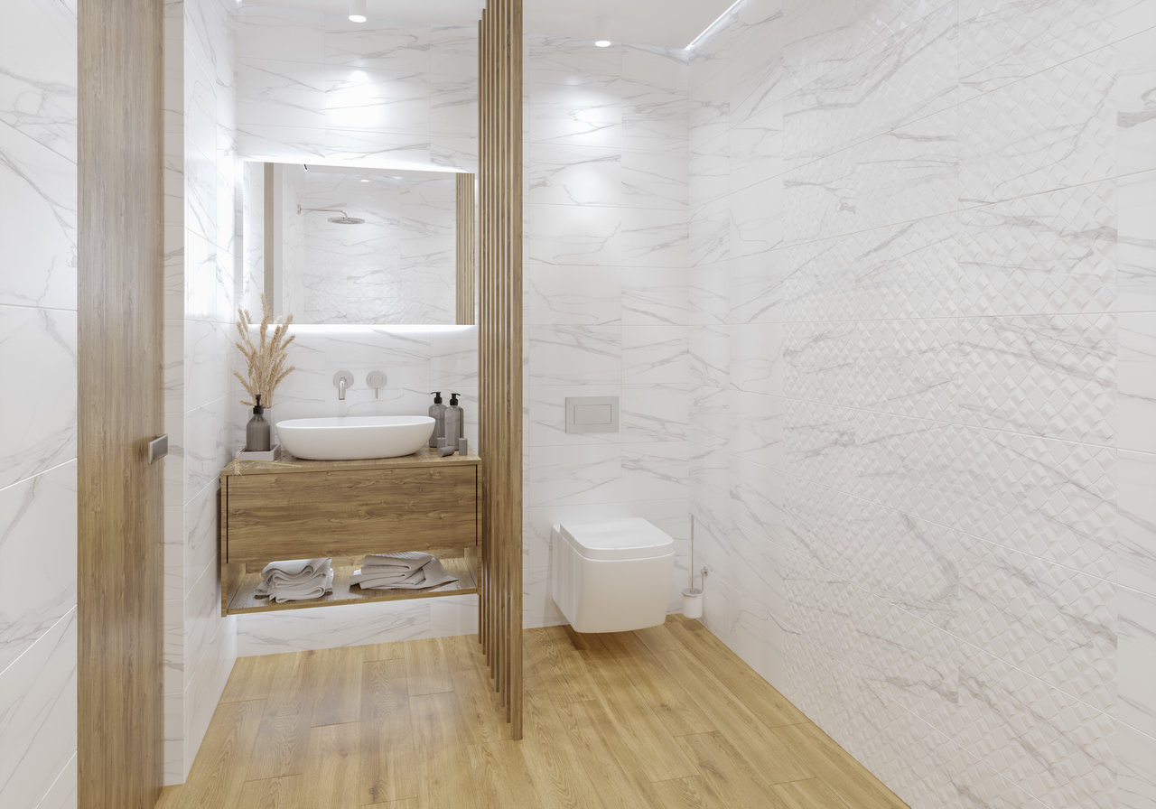 Плитка стінова Elba рельєф сірий 250x400x7,5 Golden Tile - Зображення 1833579-1807c.jpg