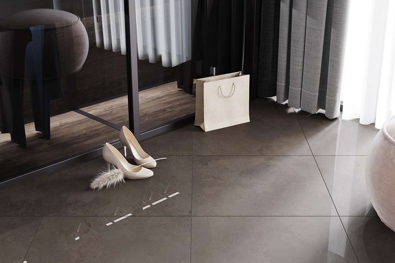 Плитка керамогранітна Alba коричневий LAP 600x600x10 Golden Tile - Зображення 1833604-13295.jpg