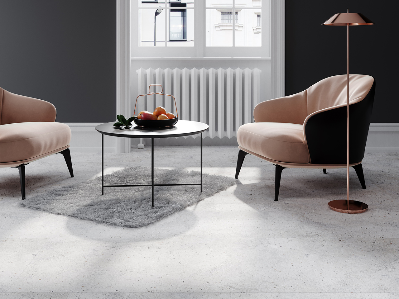 Плитка керамогранитная Corso серый RECT 600x600x10 Golden Tile - Зображення 1833609-21340.jpg