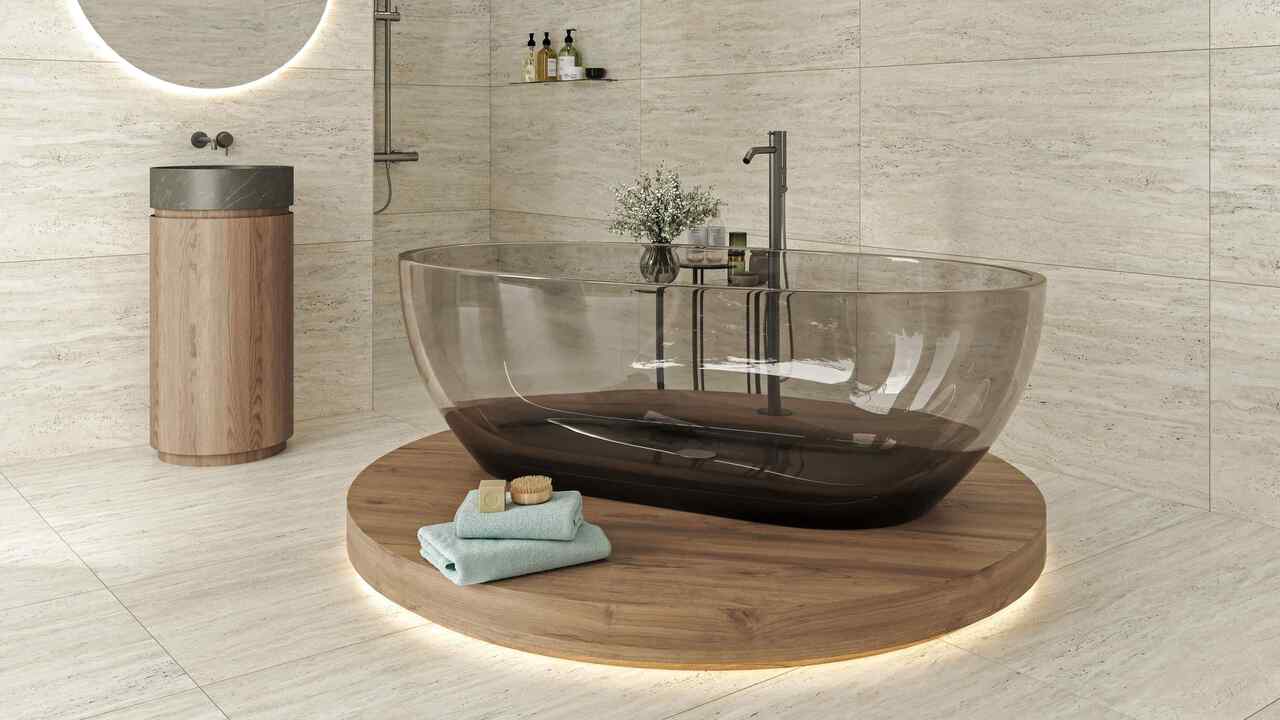 Плитка керамогранітна TE1580 Travertino Ever Бежевий RECT 600x600x8 Golden Tile - Зображення 183401855-403e9.jpg