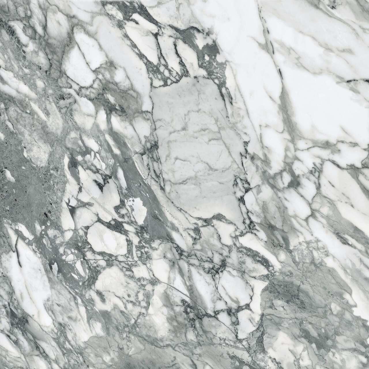 Плитка керамогранітна TS0580 Tempesta Білий RECT 600x600x8 Golden Tile - Зображення