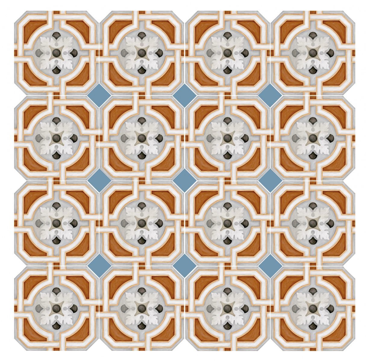 Плитка керамогранітна Octogono Zimer Multicolor 200x200x8 Vives - Зображення 1834439-98c1d.jpg