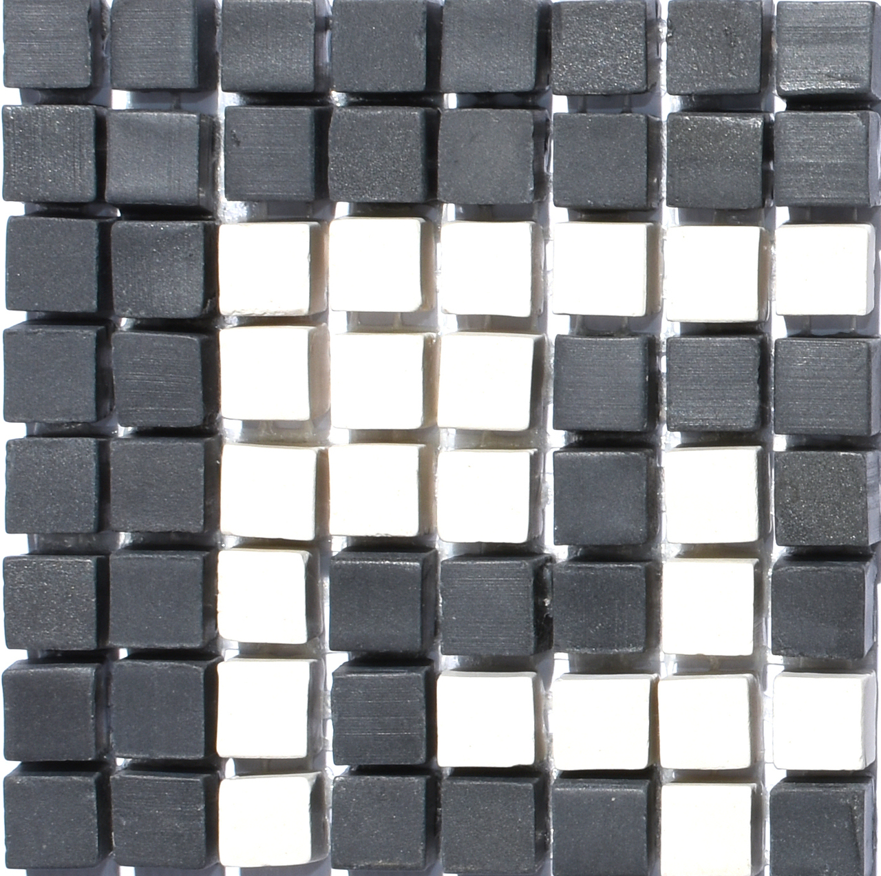 Мозаїка МІ7 К060602 Eleganza Nero-Salino 96х96х10 Котто Кераміка - Зображення