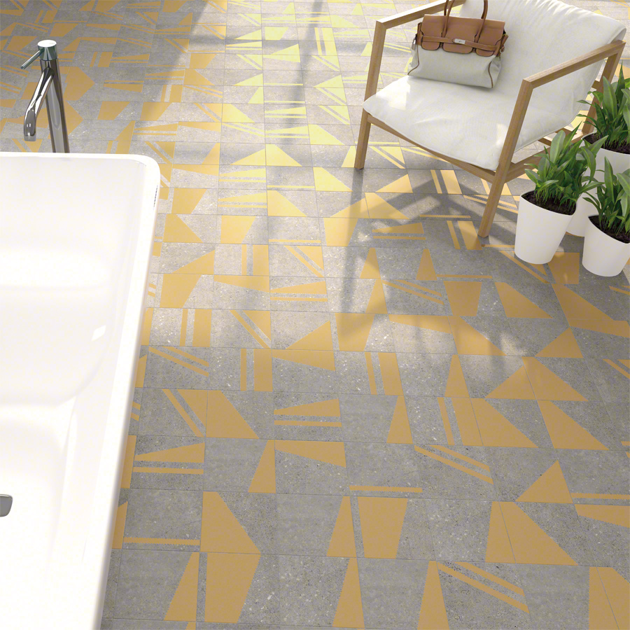 Плитка керамогранітна Nassau Kokomo Grafito Oro 200x200x8 Vives - Зображення 1835972-e079f.jpg