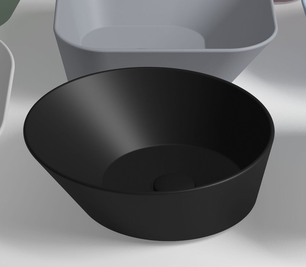 Умивальник WA 01 Wave (WA01 NM) Blak matt, SIMAS - Зображення 1836278-03317.jpg